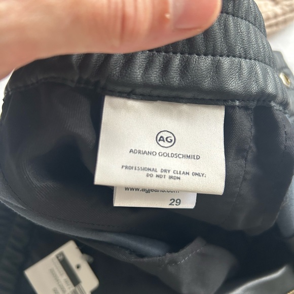 Black faux leather pants - Picture 3 of 5